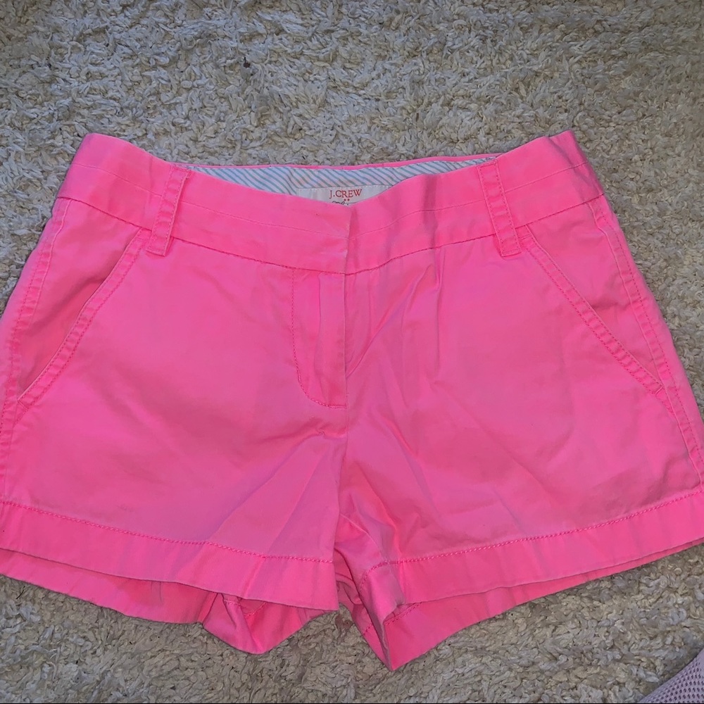 Jcrew pink shorts
